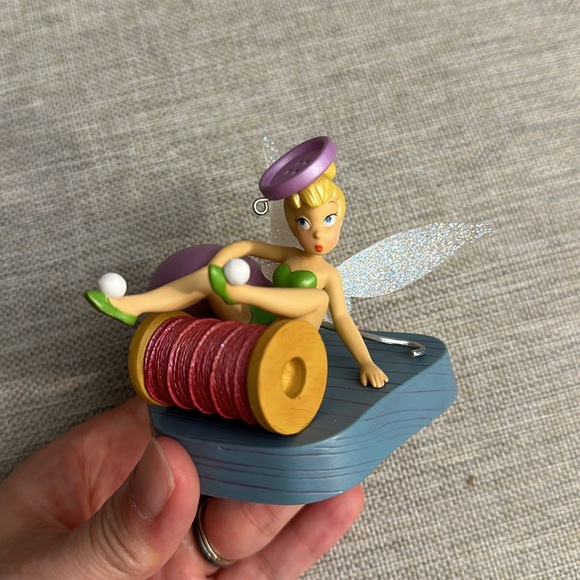 NIB! Never Been User Tink Takes a Tumble Hallmark Ornament 2013 - Picture 7 of 16